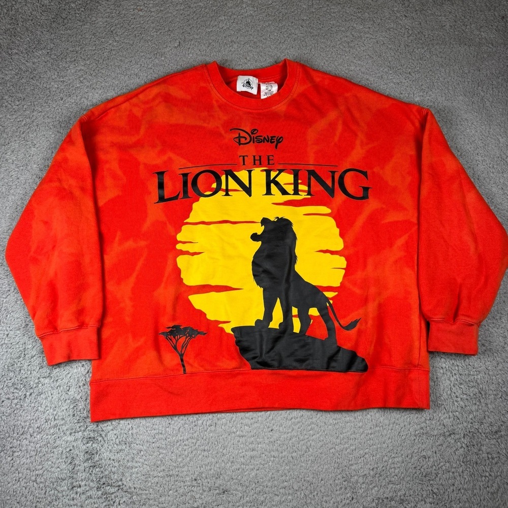 Disney Parks‎ The Lion King 30th Anniversary Pullover Medium Sweater Y2K